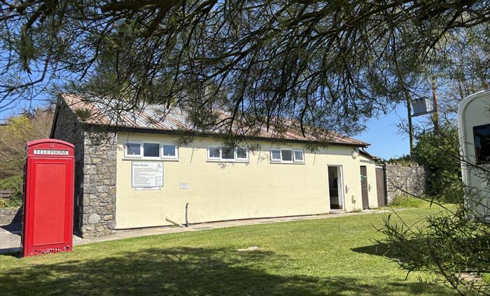 Toilet block on our main park